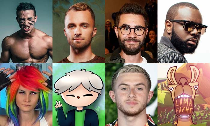 Le classement des 10 youtubers français les plus populaires.